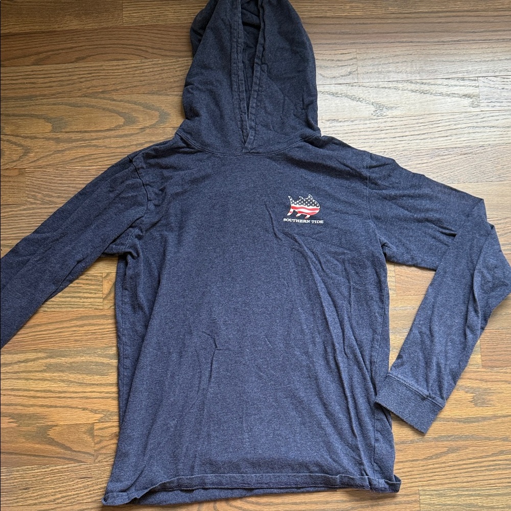 Southern Tide Patriotic Navy Hoodie